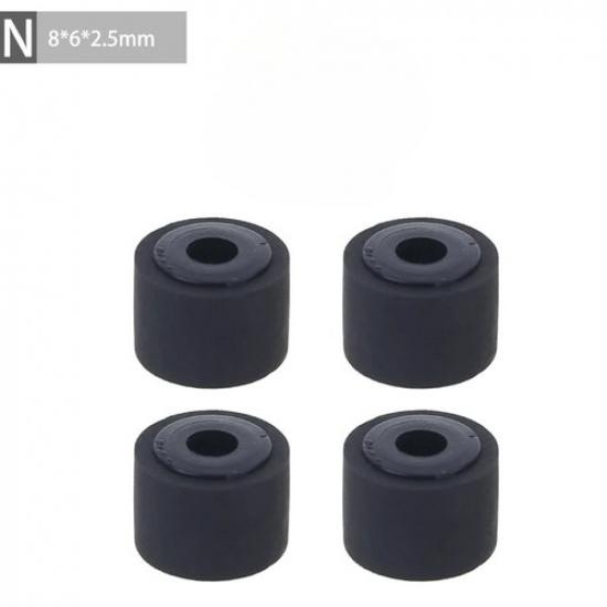 4PC/Set Tape Recorder Pinch Roller for Sony Akai Pioneer Cassette Pulley Player