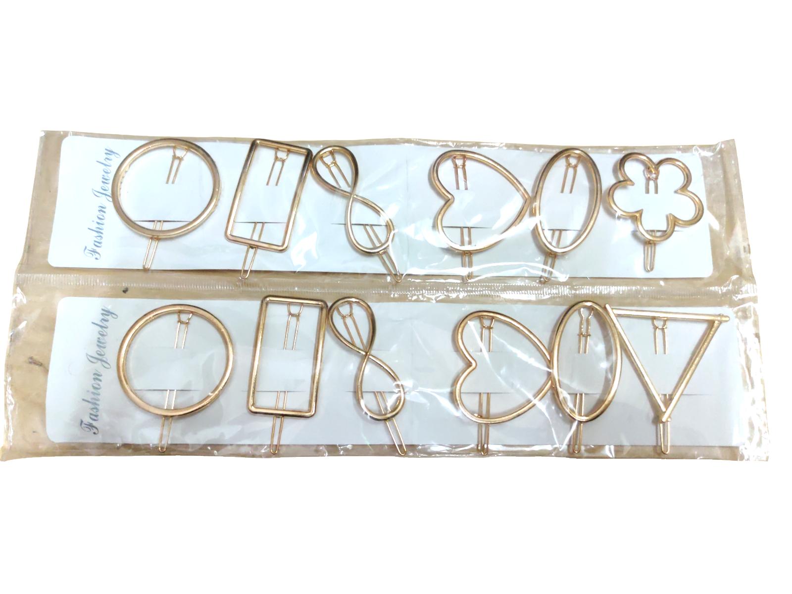 @ Assorted Design Minimalist Korean Style Pearl Barrettes Set Of 12 D195 Zr-2248-60%Off