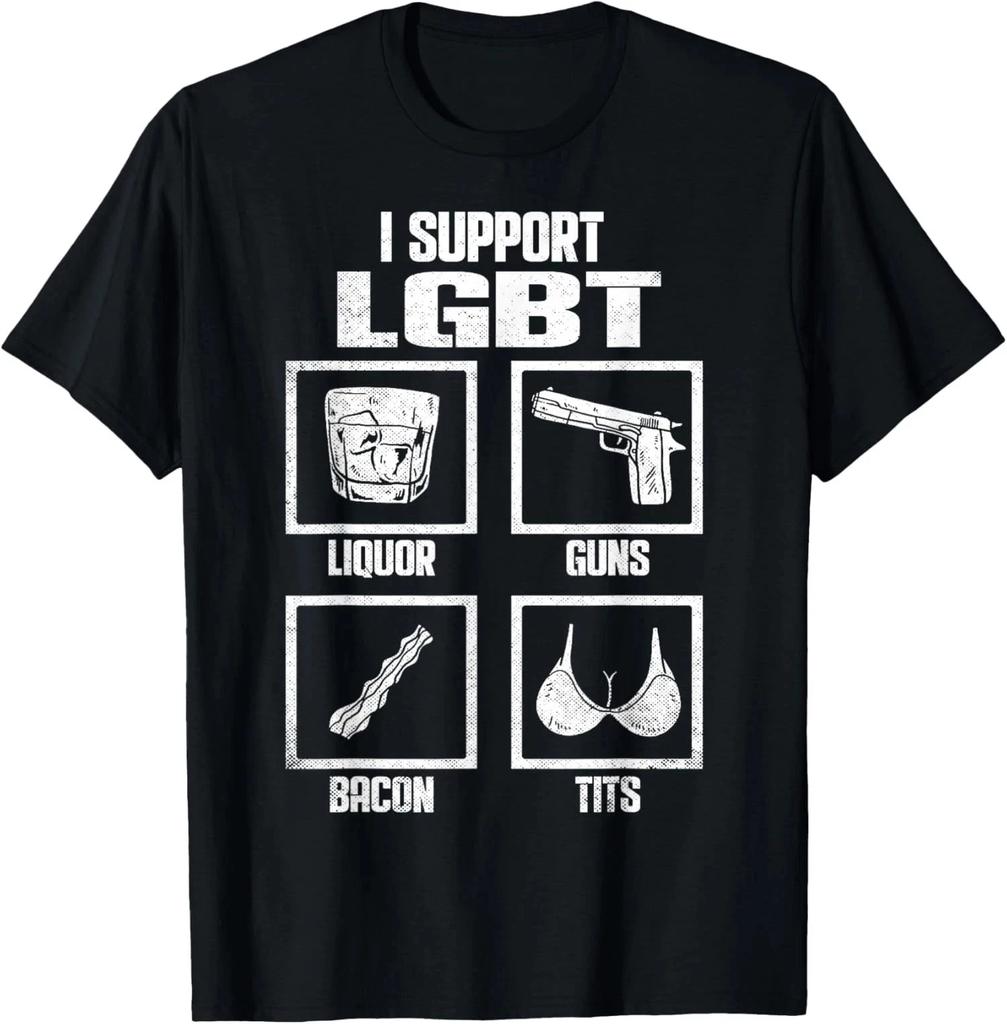 Funny Support LGBT Bisexual Transgender Lesbian Gay Unisex T-Shirt