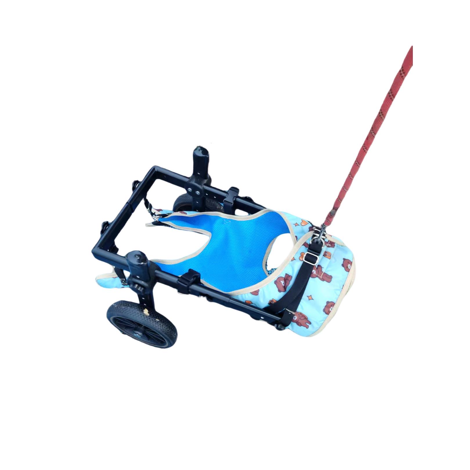 

Upgraded Retractable Lightweight Wheelchair for Dogs and Cats Hind Legs Large