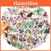 Adorable Style 50-piece Assorted Butterfly Stickers For Diy Waterproof Decoration Wholesale Pack