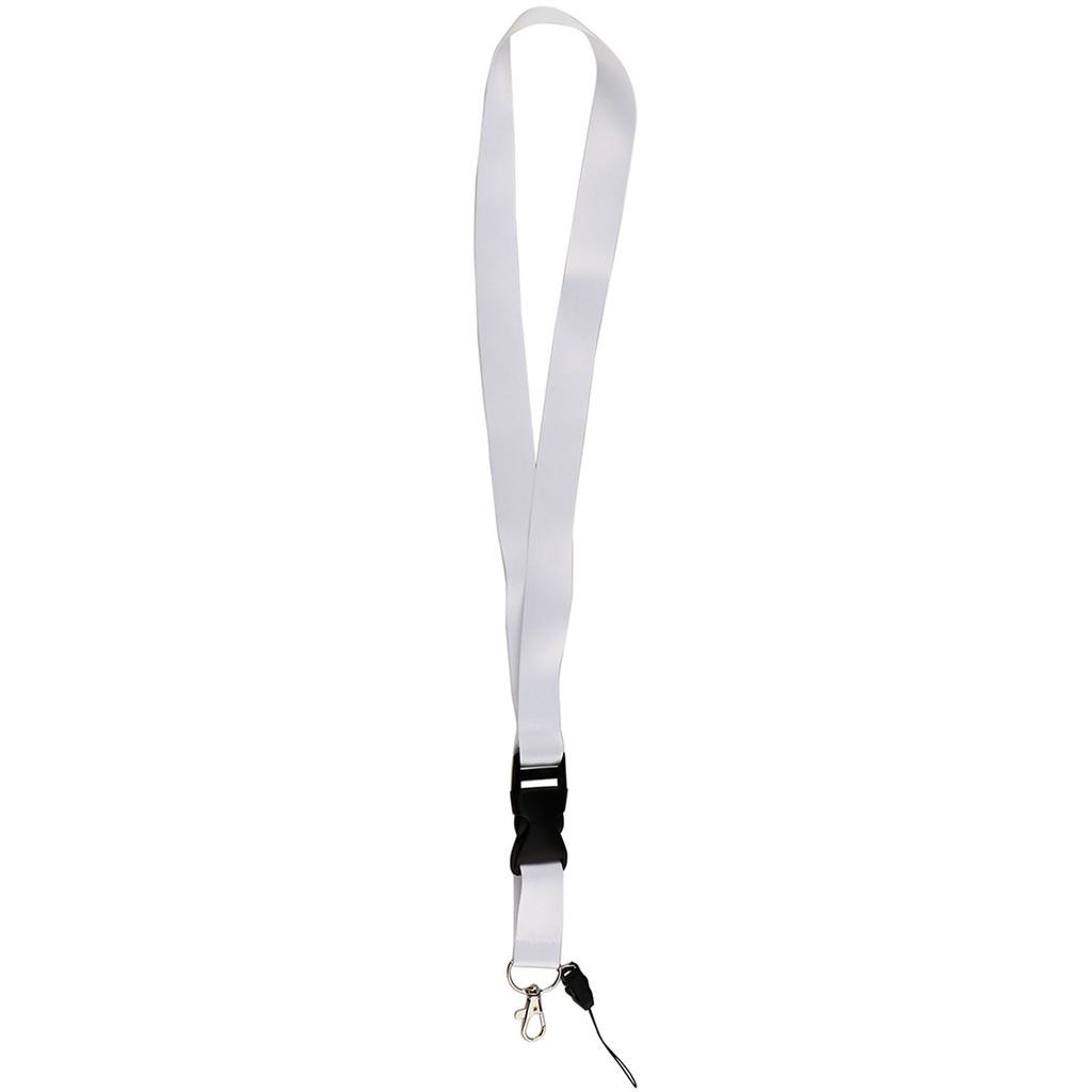 Adjustable Keychain Lanyard Strap Nylon Badge Holder Card Holder Lanyard Phone Lanyard Strap For Office And School Use