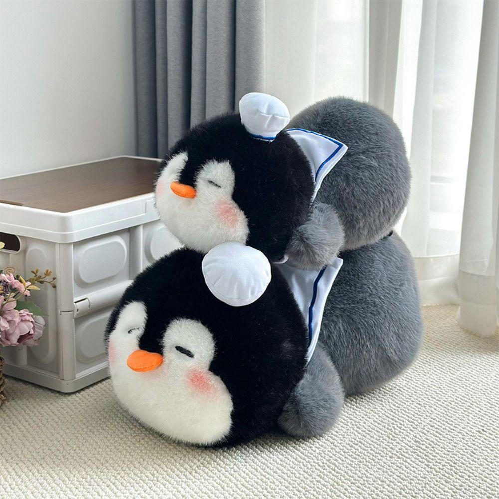 Fluffy Cartoon Penguin Plush Toys PP Cotton Stuffed Animal Penguin Toy  Kids Gifts