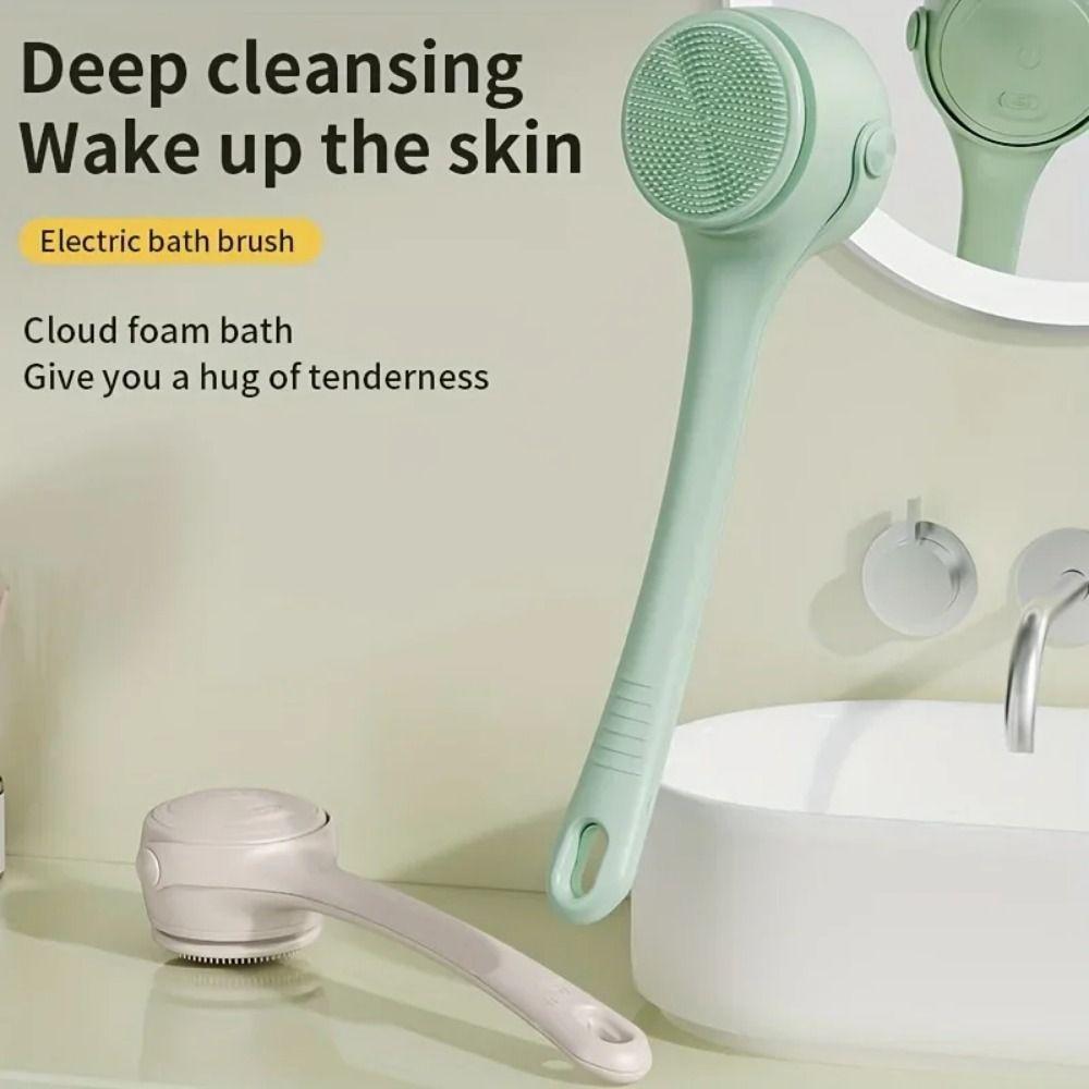 Deep Cleaning Double Handle Bath Brush Double Handle Long Handle Shower Brush  Home Commodity