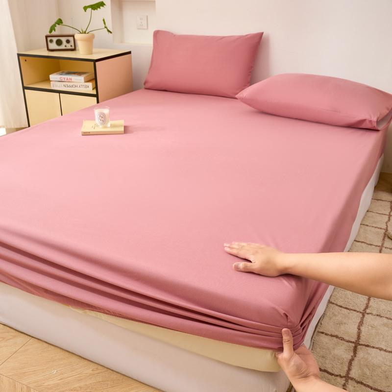 Waterproof White Hotel Fitted Sheet - Single Piece, Urine-Proof Mattress Protector