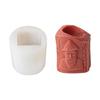 Accessoire Créatif et Robuste en Silicone pour Moules à Main, Croisillons Embossés, Porte-bougie pour Tente de Camping et Figurines en Plâtre