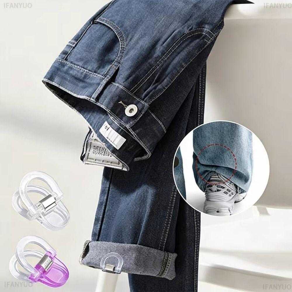 10Pcs Plastic Book Label Clip Transparent Paper Clips Set Invisible Leg Shortening Clip  Office Use