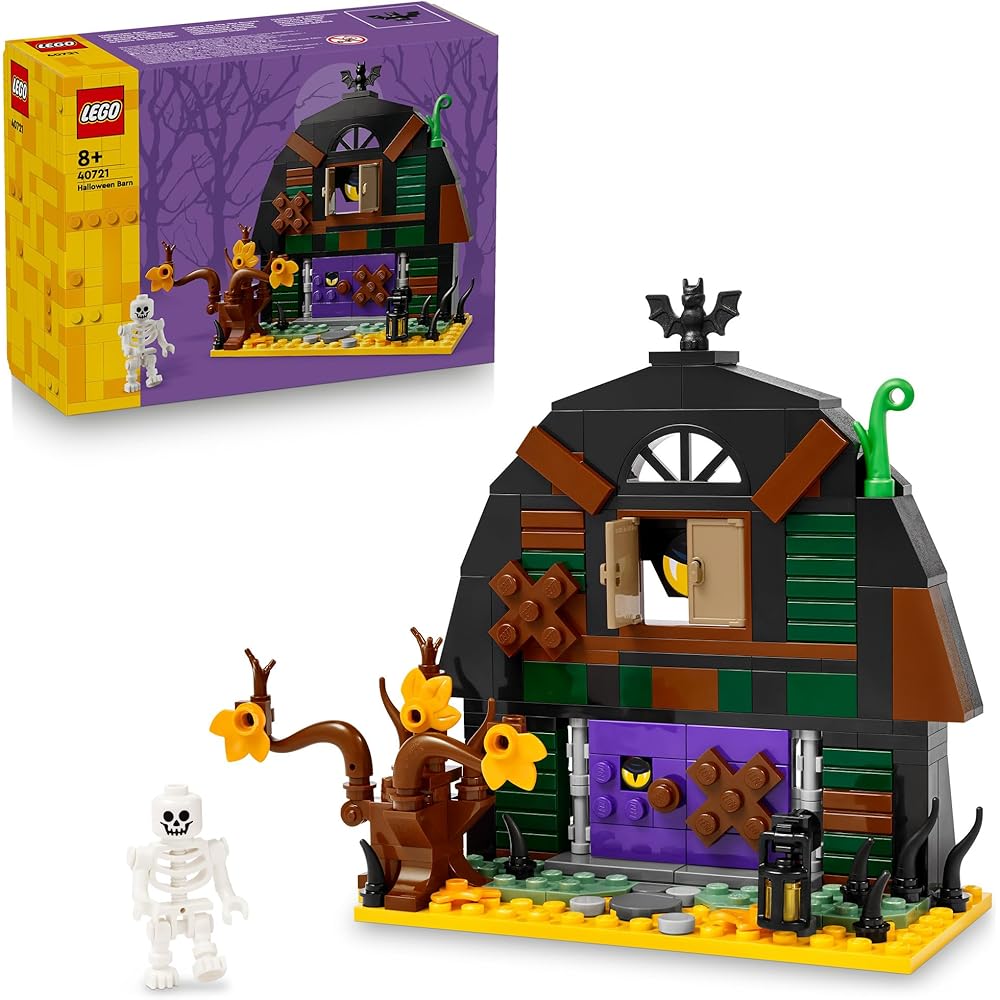 

Lego Halloween Barn Skeleton Building Toy Set with Mini Figure for Ages 8 and Up 40721