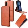 For Sony Xperia 1 VII Stand Case Magnetic Clasp Vertical Flip Leather Phone Cover with Card Holder
