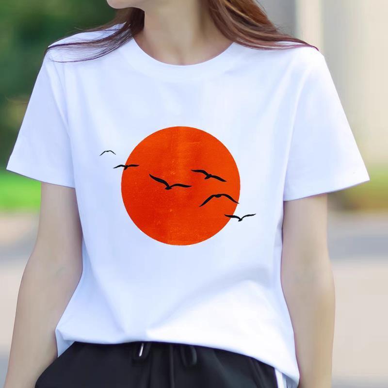 Trendy Summer Women's Short Sleeve T-Shirt - American Korean Style