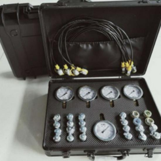 Excavator Repair Hydraulic Toolbox: Portable Pressure Test & Inflation Kit