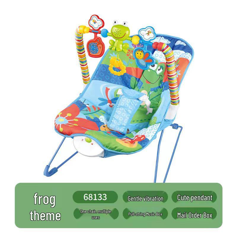 Baby Electric Rocking Chair with Music & Vibration Soothing Cradle Bed