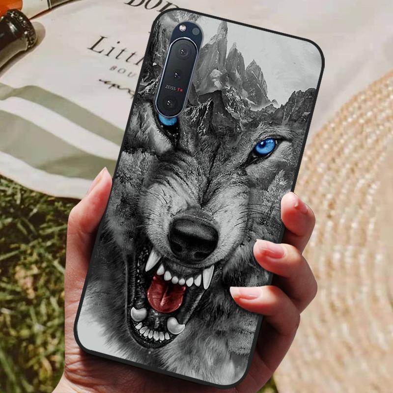 Für Sony Xperia 5 II Hülle Silikon Rückseite Handyhülle für Sony Xperia 5 II Hüllen Xperia1 III L4 Weiche Bumper Coque Cool Fundas