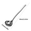 Durable 316 Stainless Steel Skimmers Spoon Oil Separators Ladles Ideal for Removing Foams and Oil from Soups and Stews