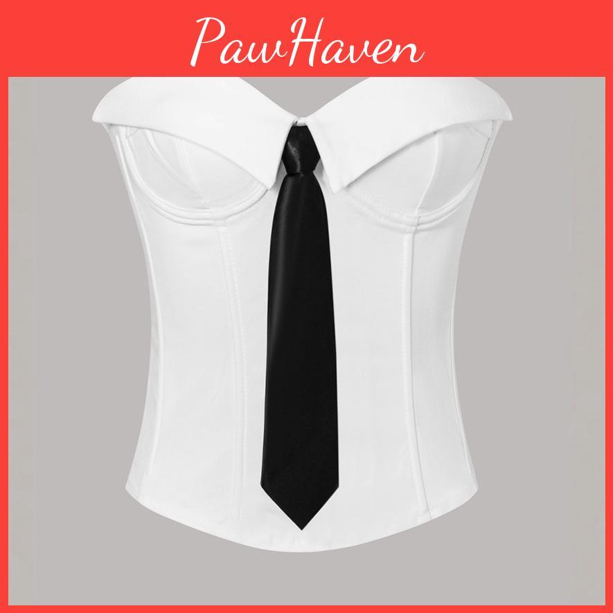 Colore Solido Ragazza Hot Transfrontaliero Spina di Pesce Cravatta Spallina Bandeau