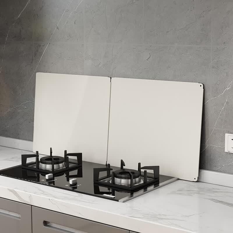 UOSO Thickened Stainless Steel Kitchen Oil Splash Guard