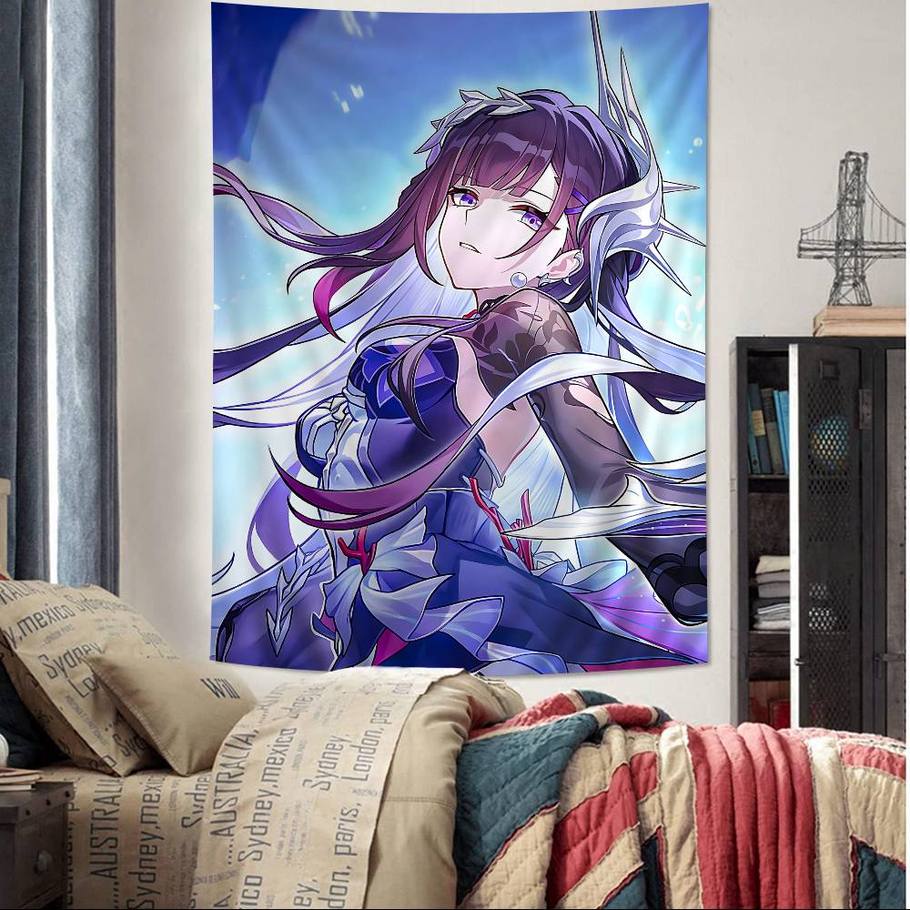 Game Honkai Star Rail DIY Wall Tapestry For Living Room Home Dorm Decor Wall Art Decor