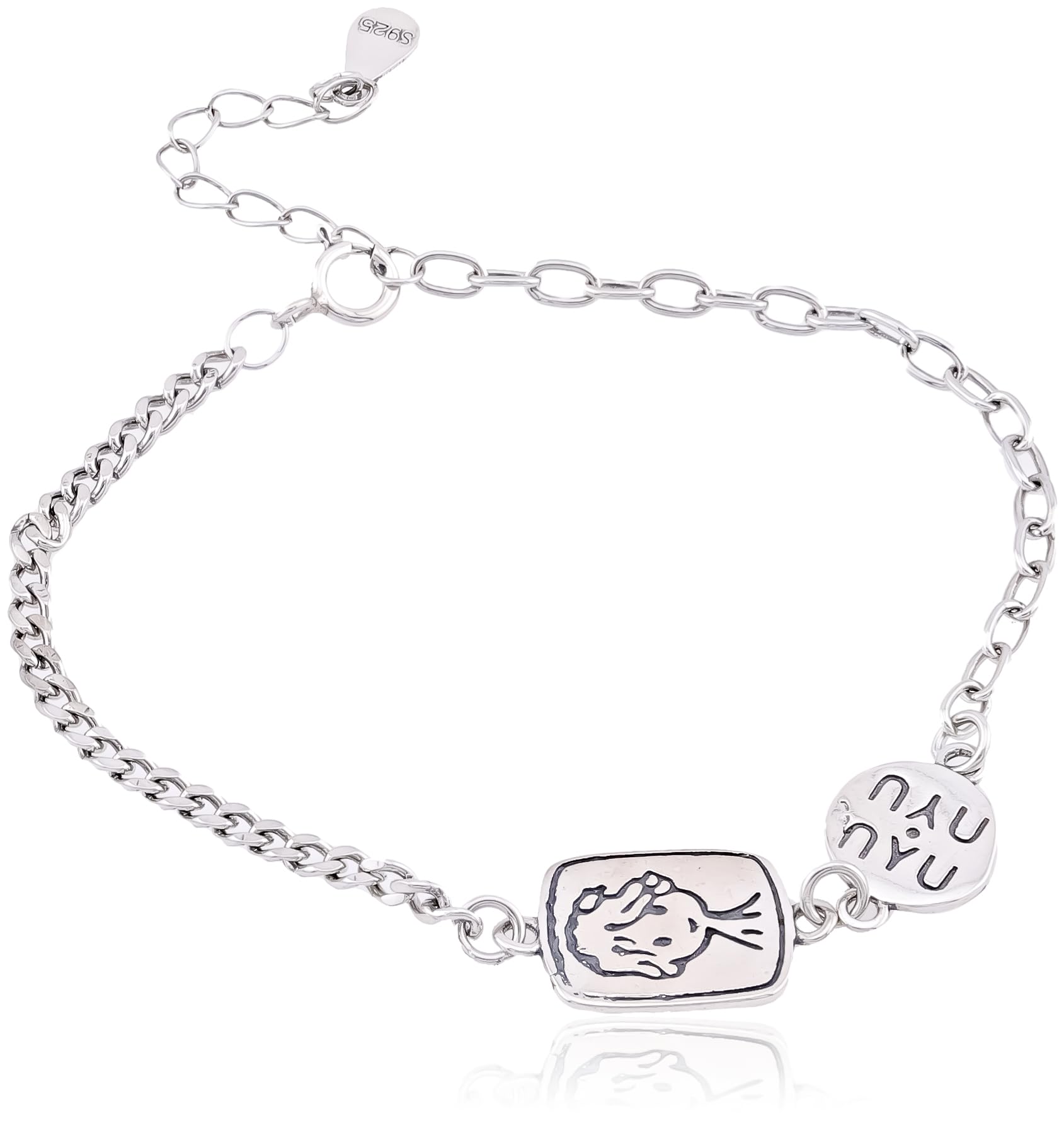 

[Variable Cheap] S925 Silver Bracelet 6B-E-9