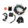 1 Set Electrical Wiring Harness Kit Buzzer Ignition Switch Keys Coil CDI Unit Fairing Fit for Honda CG125CC 150CC