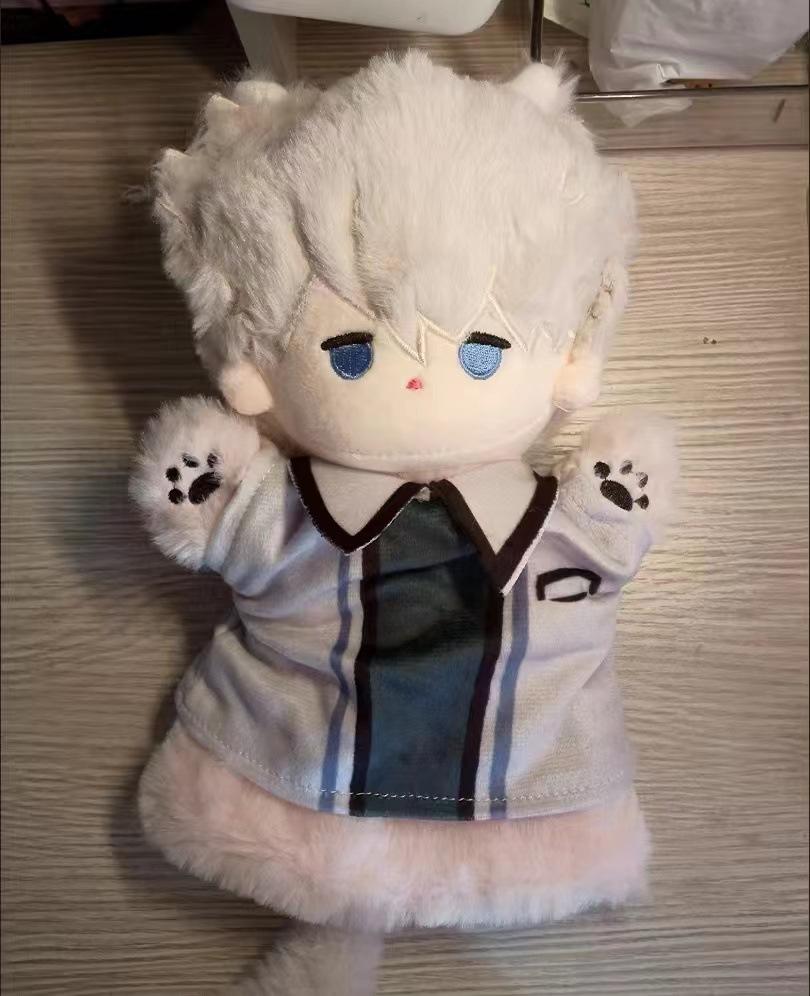 Anime Agent Trio Cotton Doll Set Super Soft Plush Puppet with Stand Cute Character Collectible Gift for Fans