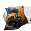 Weiche kuschelige Flanell Zugdeko Überwurfdecke für Couch Sofa Bett