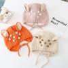 Ear Protection Baby Hat Plush Baby Beanie Cap Cute Deer Knitted Cap  Photo Props