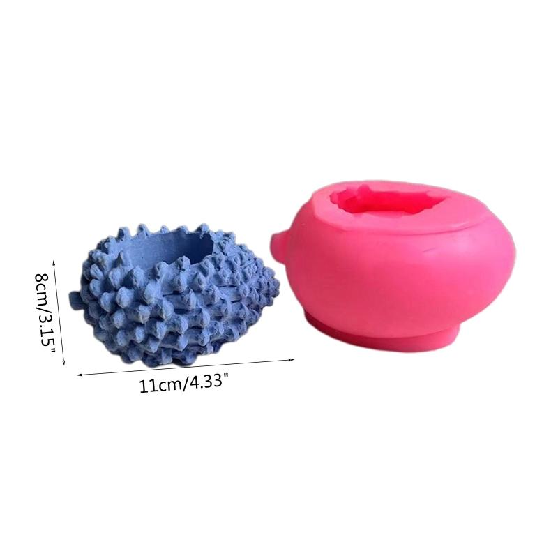 Candles Holder Resin Mold,Cement Gypsum Flower Pot Silicone Molds Epoxy Resin Casting Molds for Jewellery Storage Box