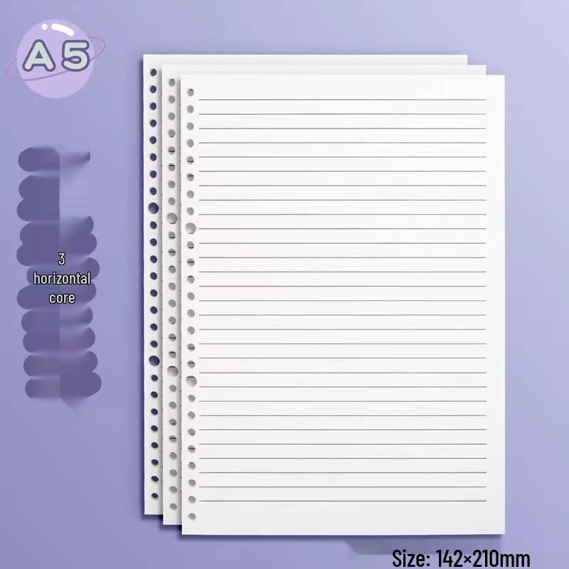 Morandi Farben Notizbuch mit abnehmbarer Spiralbindung - B5, A4, A5 - Schülerfreundlich, Hochwertiges Lochblatt-Design