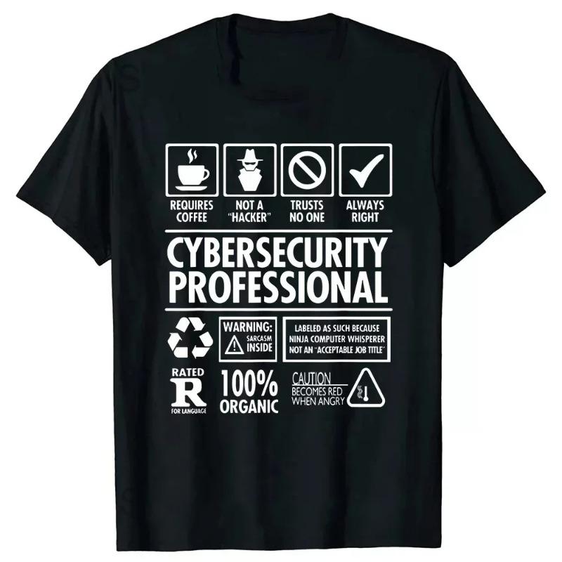 You Clicked The Link Funny Cybersecurity Programmer T Shirts Hacker Security Cyber Hack Birthday Gifts T-shirt