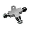 Hydraulic Brake Oil Line Tee M10 T Shape Brake Line Tee Car Brake Tee Beach Kart Brake Hose 3 Way Connector 10mm Hose Connector