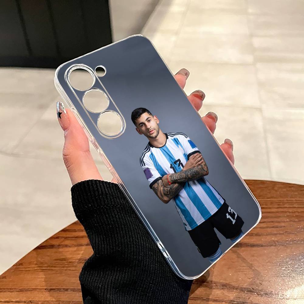 C-Cristian Romero Phone Case For SamsungA10,12,20,21S,30,31,40,50,51,52,70,71 Transparent Cover