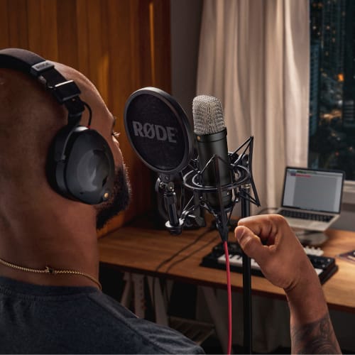 RODE Microphones NT1 (5th Generation) Condenser Microphone, Black, NT1GEN5B