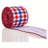 Stylish Independence Day Themed Ribbon Pack Featuring Four Distinctive Patterns For Diy Projects