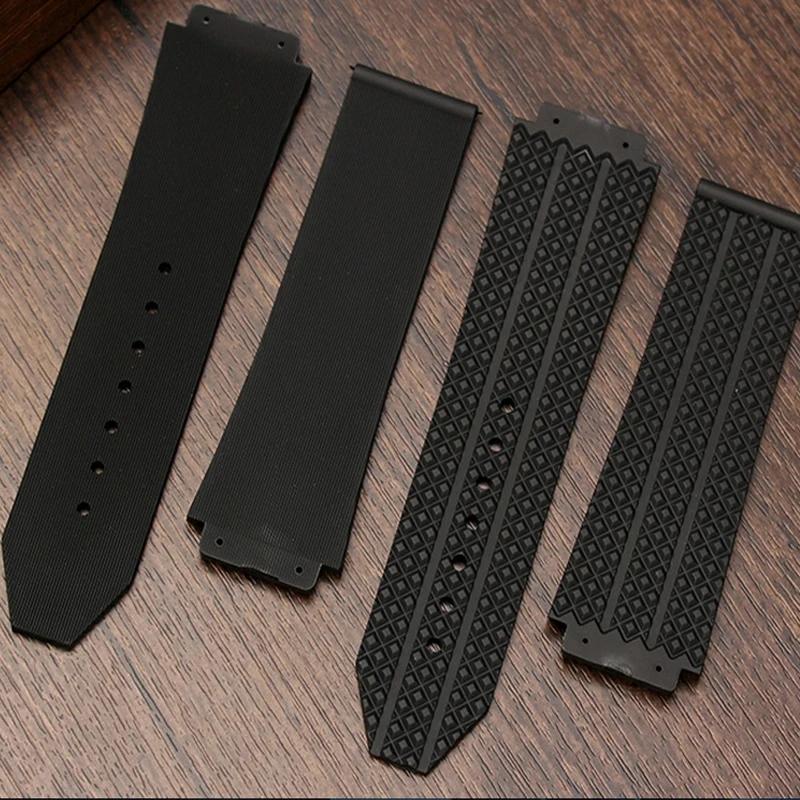 Watch Band for HUBLOT BIG BANG High Quality Silicone 26*19mm Waterproof Men's Watch Strap Chain Rubber Watch Bracelet