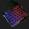 35 Keys One Handed Gaming Keyboard RGB Backlit USB Wired Professional Gaming Keypad USB Gaming Keyboard