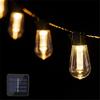 5M/20LED Outdoor Solar String Lights For Edison Bulbs Garden Decor Lamp Waterproof