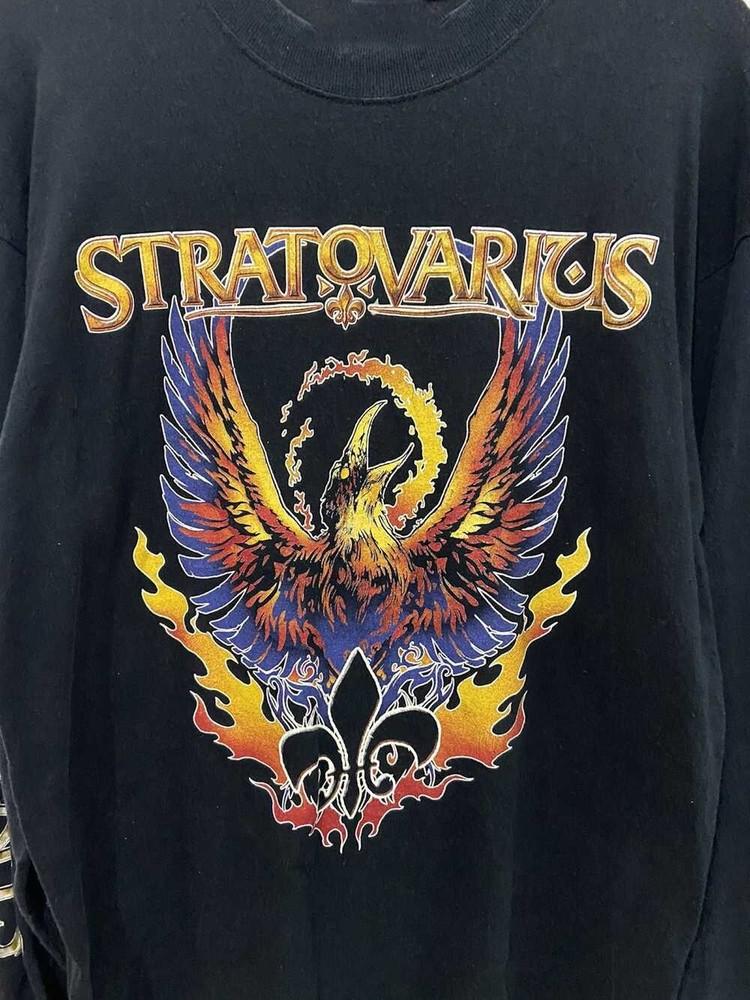 

РЕДКИЙ! Stratovarius Черный Хлопок Все размеры S-5XL Подарок Для Фанатов Футболка HO26 Унисекс Футболка XXL