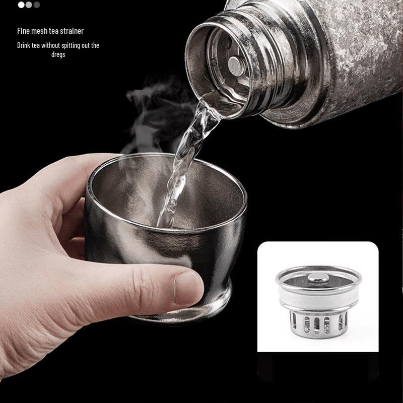 Shangqi 500ml Titanium Tea Infuser Travel Mug