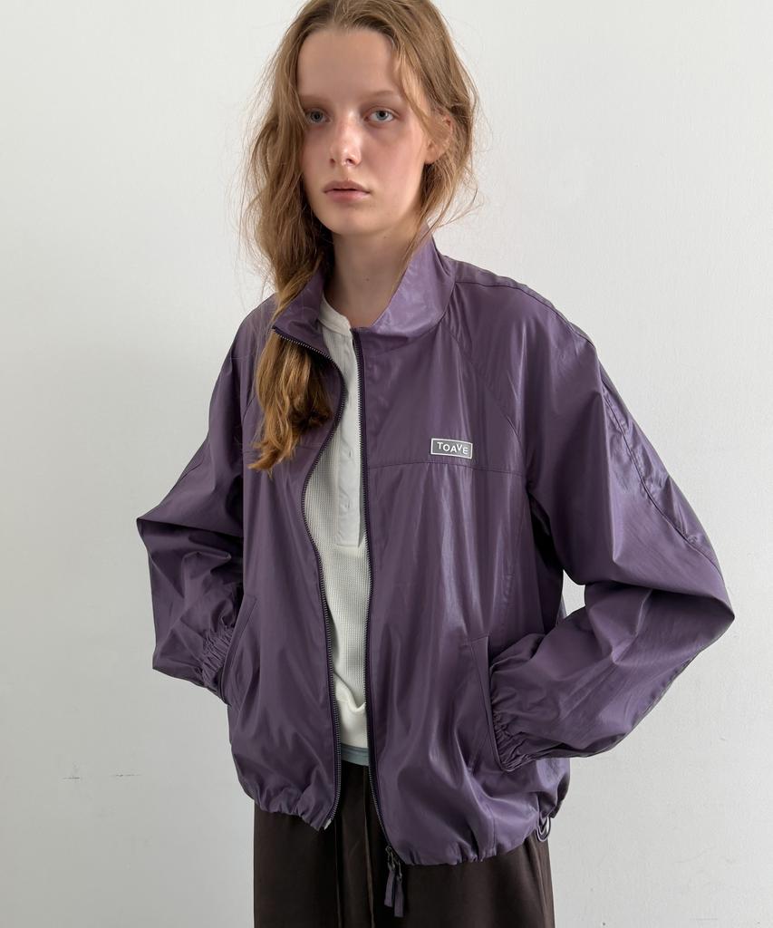 TOAVE Rush High Neck Wind Jacket (Purple)