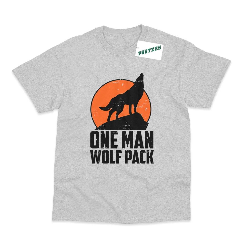 One Unisex Wolf Pack Inspired By Alan Hangover Printed TShirt M