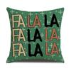 Christmas Pillow Cover Car Decoration Linen Print Pine Pillow Living Room Sofa Pillow Cushion