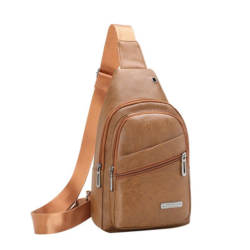 

Нагрудная сумка унисекс, простая сумка для хранения, легкий дорожный маленький рюкзак, сумка через плечо, модные повседневные сумки на одно плечо жёлтый