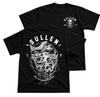 Sullen Mask Tattoo Style T-Shirt, Gothic Streetwear Graphic Tee, Comedy Tragedy