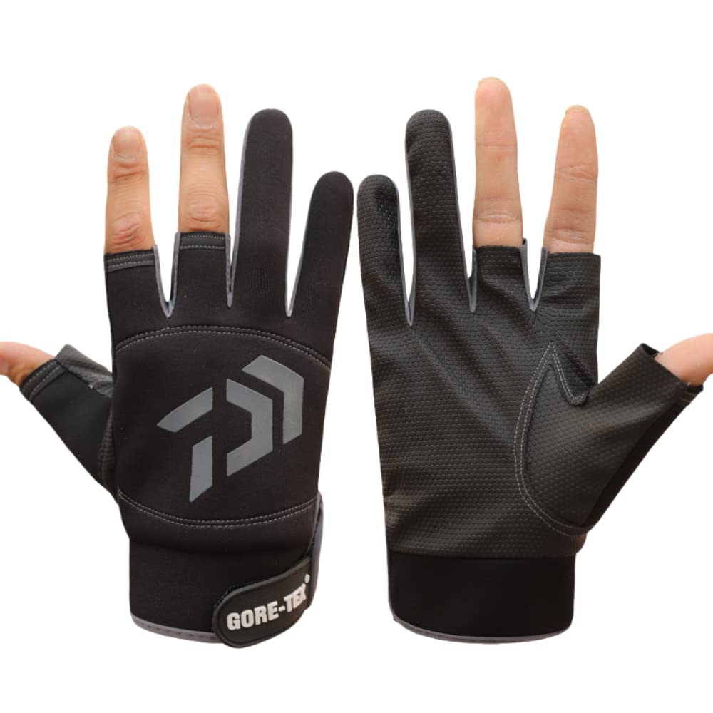 Itisyou Fishing Fingerless Fishing Fishing Catching Functional Cold Winter Gloves, Gloves, Gloves, Three-Finger Opening, Anti-Slip, Weather,