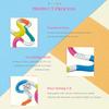 WOSTU 925 Sterling Silver Rainbow Wave Prsteny pro ženy Nepravidelný Twist Ring bonbónové barvy Party Šperky Dárek k narozeninám