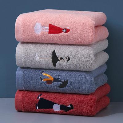 Towels Fashion Couples Cotton Towels Adult Student Household Cotton Facial Towels Male and Female Embroiderable