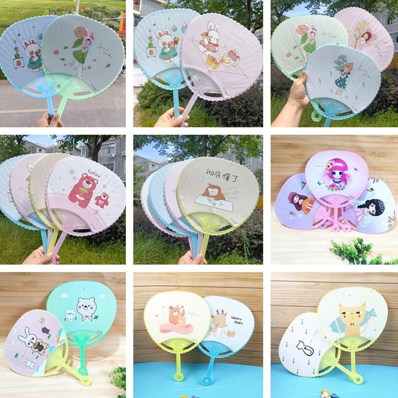 Classic Beauty Hanfu Photography Cooling Fan - Chinese Style Hand-held Round Fan