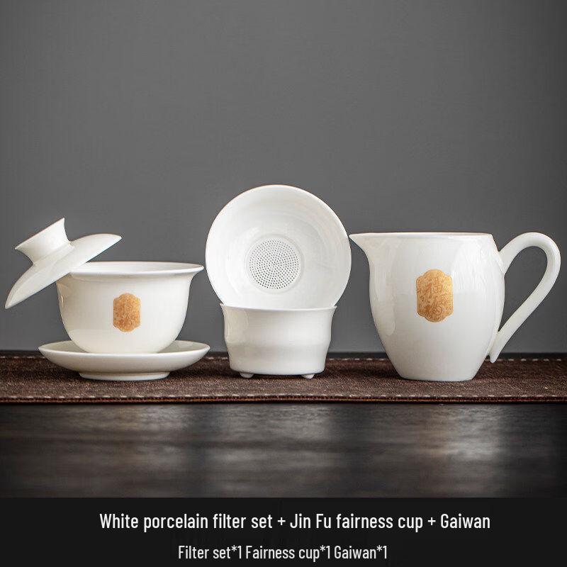 White Porcelain Tea Ceremony Set