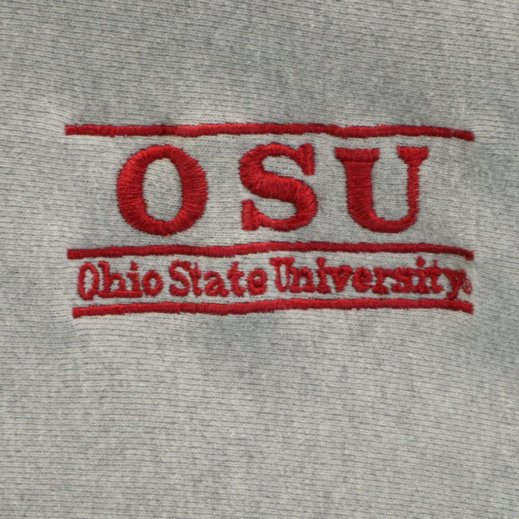 Champion 90s Old Embroidered Tag Made In USA OSU Long Sleeve Reverse Weave Sweatshirt Trainer Men's Used