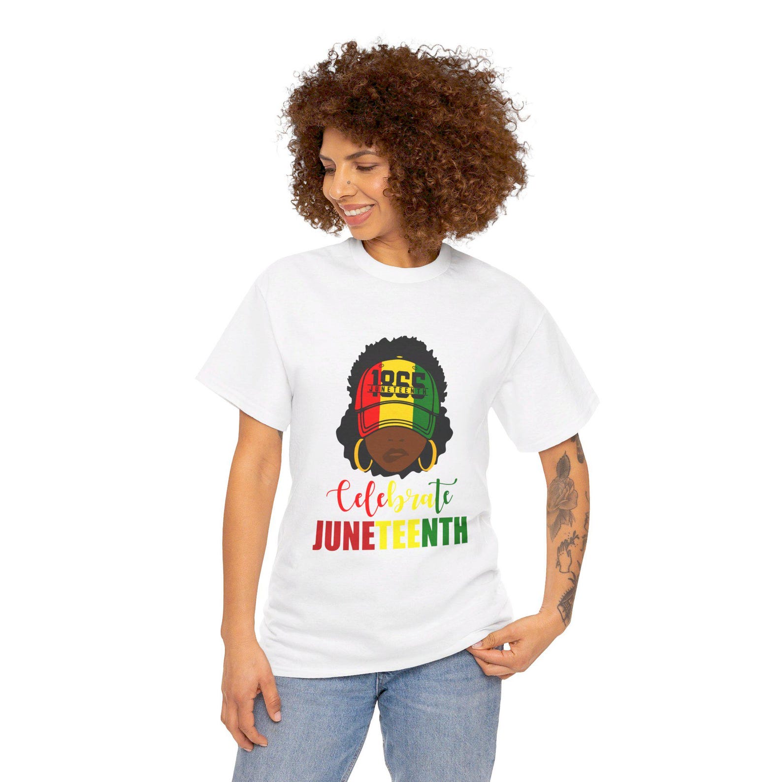 Celebrate Juneteenth Heavy Cotton Tee 4XL